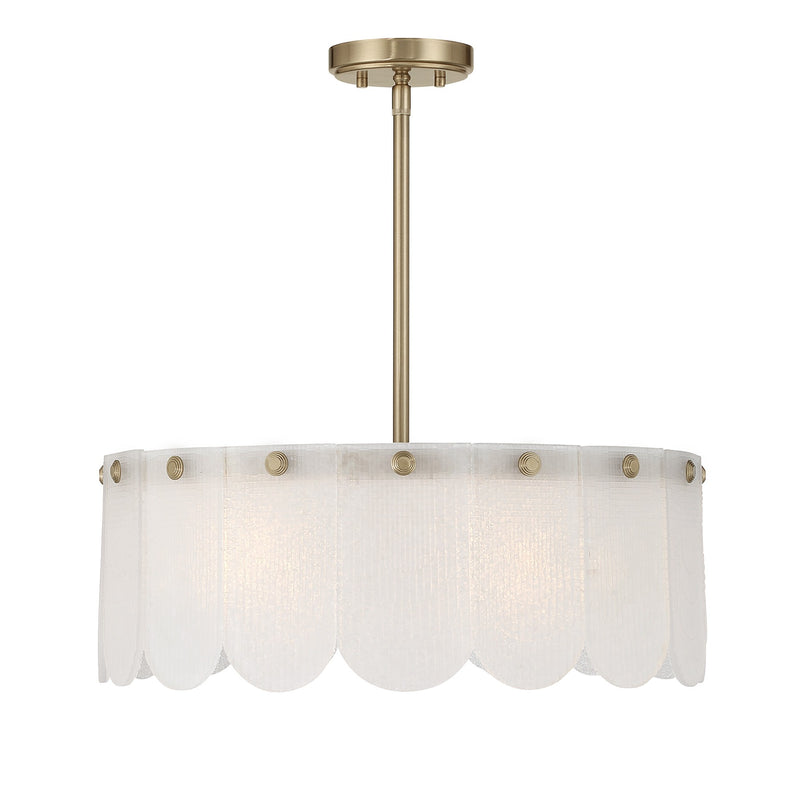 Savoy House 6-9801-4-127 Four Light Convertible, Noble Brass