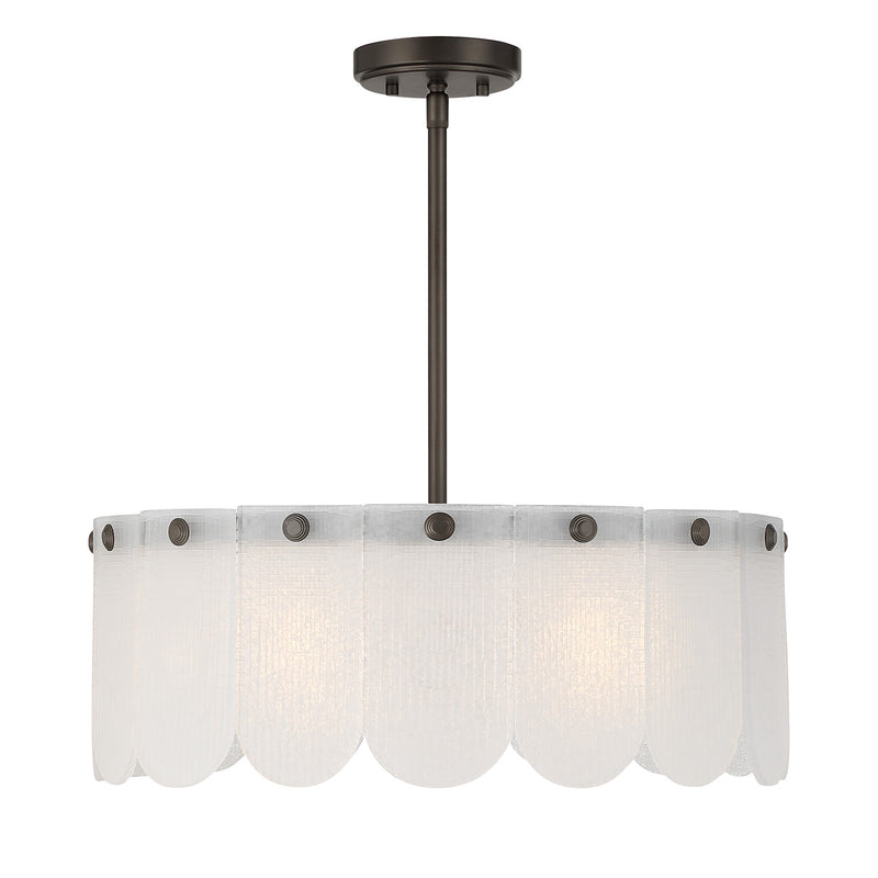 Savoy House 6-9801-4-15 Four Light Convertible, Mediterranean Bronze