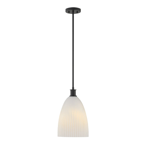 Savoy House 7-1244-1-89 One Light Pendant, Matte Black