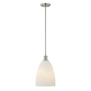 Savoy House 7-1244-1-SN One Light Pendant, Satin Nickel