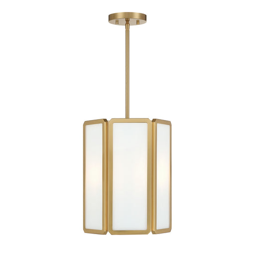 Savoy House 7-1700-3-322 Three Light Pendant, Warm Brass