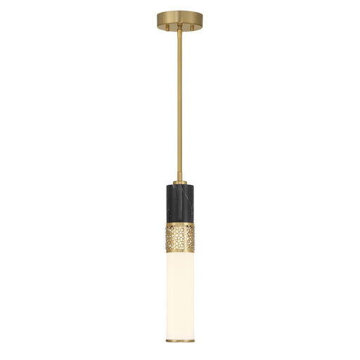 Savoy House 7-2916-1-322 LED Pendant, Warm Brass