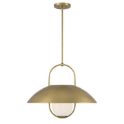Savoy House 7-3070-1-322 One Light Pendant, Warm Brass