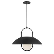 Savoy House 7-3070-1-89 One Light Pendant, Matte Black