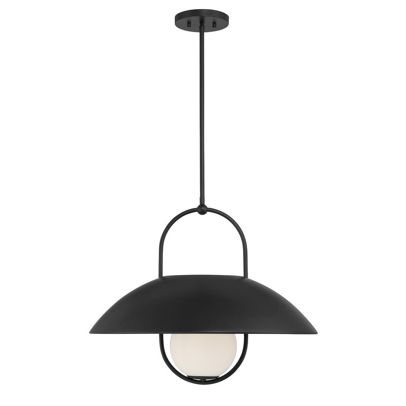 Savoy House 7-3070-1-89 One Light Pendant, Matte Black