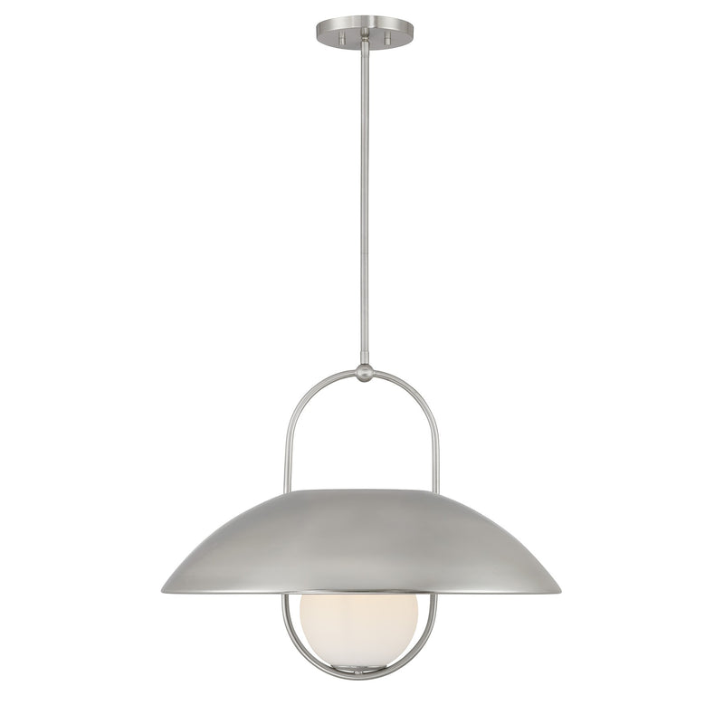 Savoy House 7-3070-1-SN One Light Pendant, Satin Nickel
