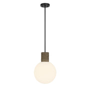 Savoy House 7-4082-1-89 One Light Pendant, Matte Black
