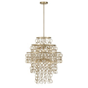 Savoy House 7-4902-9-127 Nine Light Pendant, Noble Brass