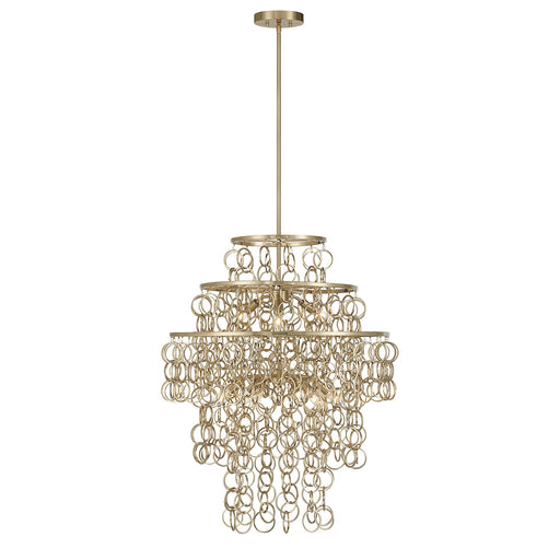 Savoy House 7-4902-9-127 Nine Light Pendant, Noble Brass