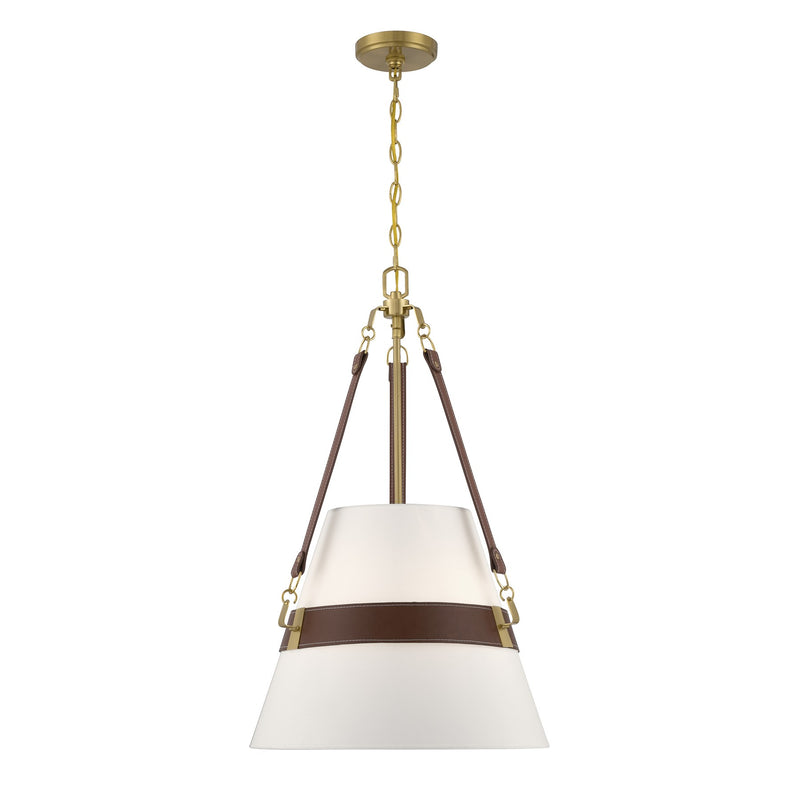 Savoy House 7-5627-3-322 Three Light Pendant, Warm Brass