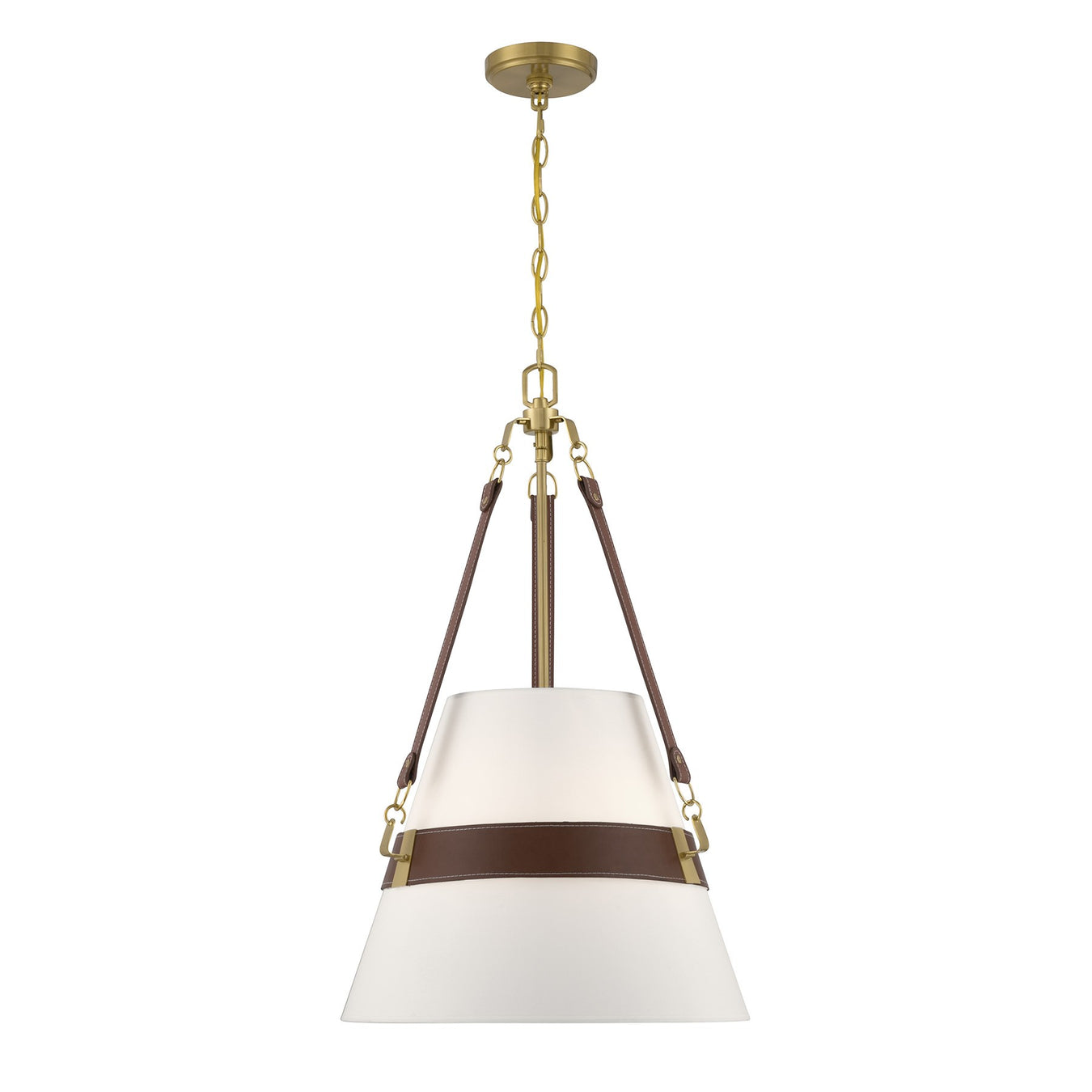 Savoy House 7-5627-3-322 Three Light Pendant, Warm Brass
