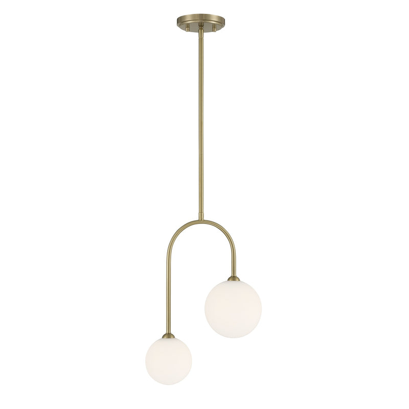 Savoy House 7-5981-2-127 Two Light Pendant, Noble Brass