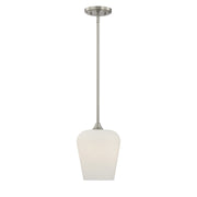 Savoy House 7-6036-1-SN One Light Pendant, Satin Nickel