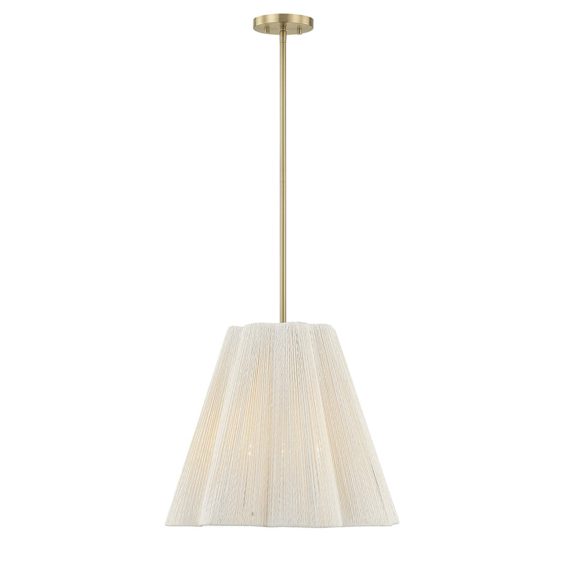Savoy House 7-6083-4-127 Four Light Pendant, Noble Brass