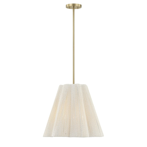 Savoy House 7-6083-4-127 Four Light Pendant, Noble Brass