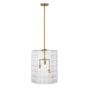 Savoy House 7-6209-3-322 Three Light Pendant, Warm Brass