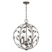 Savoy House 7-6704-4-334 Four Light Pendant, Enchanted Bronze