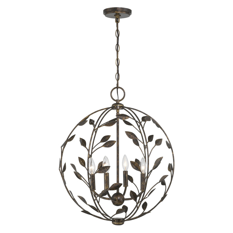 Savoy House 7-6704-4-334 Four Light Pendant, Enchanted Bronze