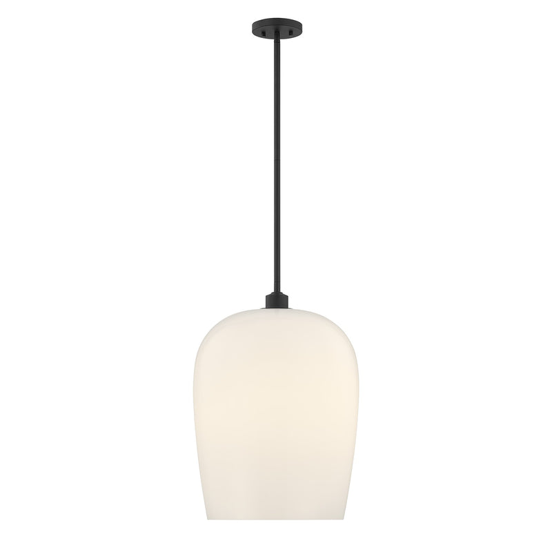 Savoy House 7-7209-1-89 One Light Pendant, Matte Black