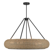 Savoy House 7-8301-6-89 Six Light Pendant, Matte Black