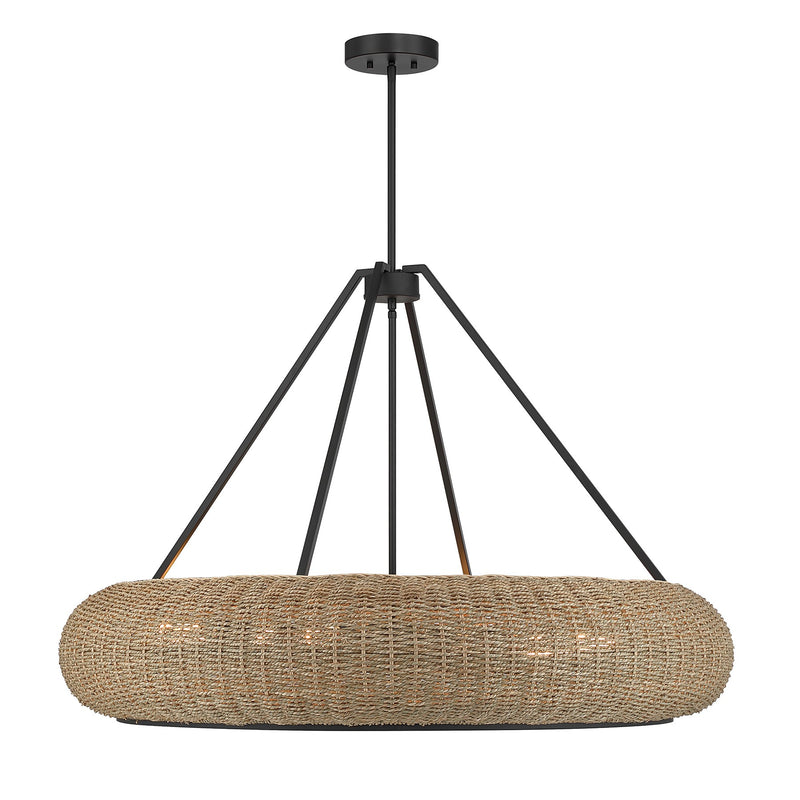 Savoy House 7-8301-6-89 Six Light Pendant, Matte Black
