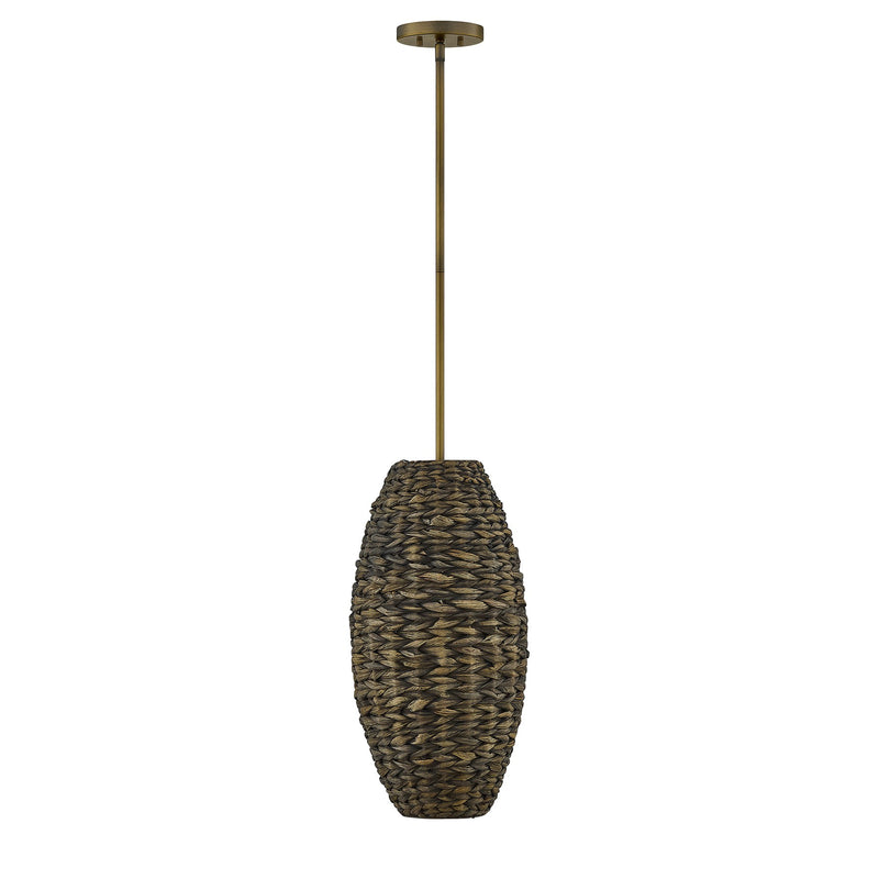 Savoy House 7-8416-1-220 One Light Pendant, Riviera Brass
