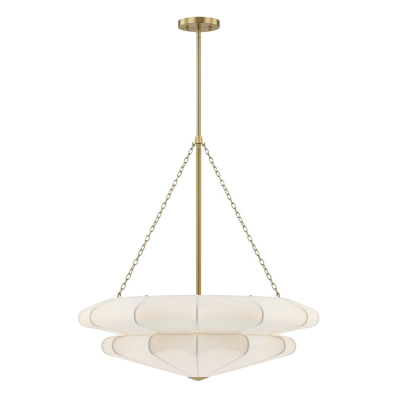 Savoy House 7-9153-3-322 Three Light Pendant, Warm Brass