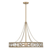 Savoy House 7-9380-6-338 Six Light Pendant, Opulent Gold