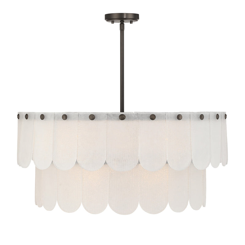 Savoy House 7-9800-10-15 Ten Light Pendant, Mediterranean Bronze