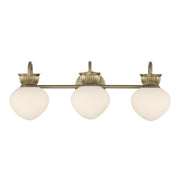 Savoy House 8-1028-3-127 Three Light Bathroom Vanity, Noble Brass