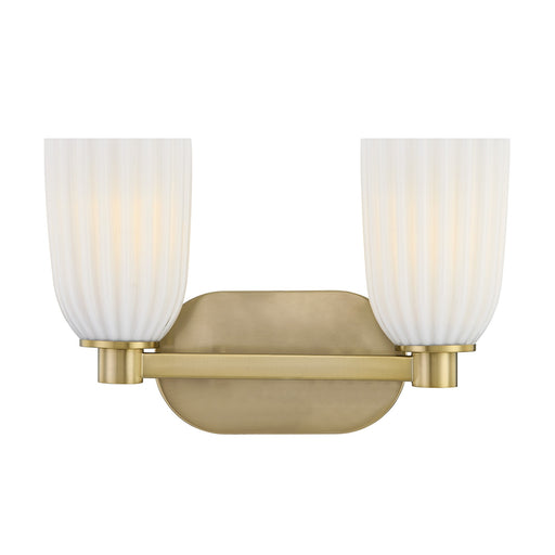 Savoy House 8-1245-2-127 Two Light Bathroom Vanity, Noble Brass