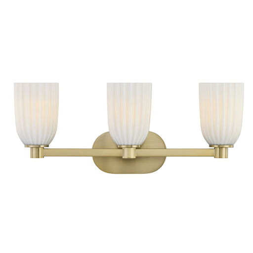 Savoy House 8-1245-3-127 Three Light Bathroom Vanity, Noble Brass