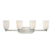 Savoy House 8-1245-4-SN Four Light Bathroom Vanity, Satin Nickel