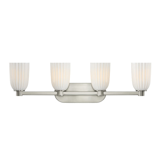 Savoy House 8-1245-4-SN Four Light Bathroom Vanity, Satin Nickel