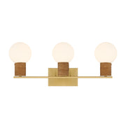 Savoy House 8-4081-3-322 Three Light Bathroom Vanity, Warm Brass