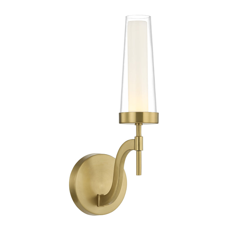 Savoy House 9-1463-1-322 LED Wall Sconce, Warm Brass