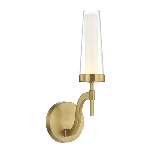 Savoy House 9-1463-1-322 LED Wall Sconce, Warm Brass