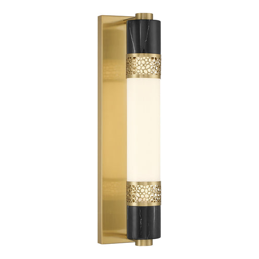 Savoy House 9-2915-1-322 LED Wall Sconce, Warm Brass