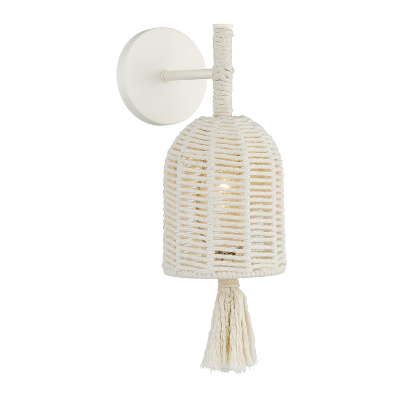 Savoy House 9-3402-1-341 One Light Wall Sconce, Cotton