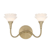 Savoy House 8-5081-2-127 Two Light Bathroom Vanity, Noble Brass