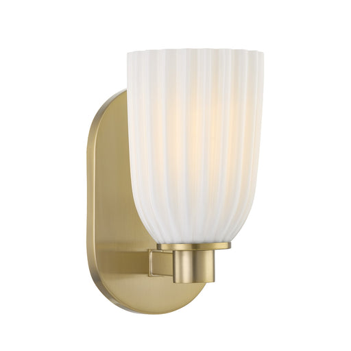 Savoy House 9-1245-1-127 One Light Wall Sconce, Noble Brass