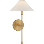 Savoy House 9-6608-1-322 One Light Wall Sconce, Warm Brass