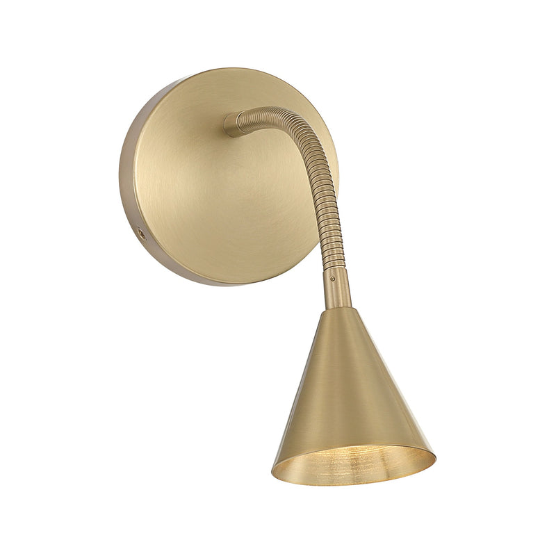 Savoy House 9-8007-1-127 LED Wall Sconce, Noble Brass