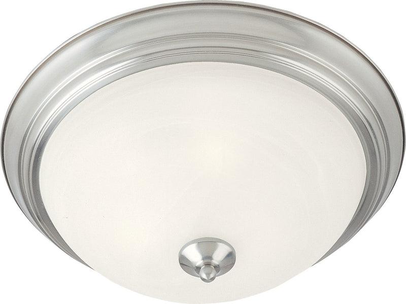 Maxim 5840MRSN Essentials - 584x One Light Flush Mount, Satin Nickel Main Image.jpg