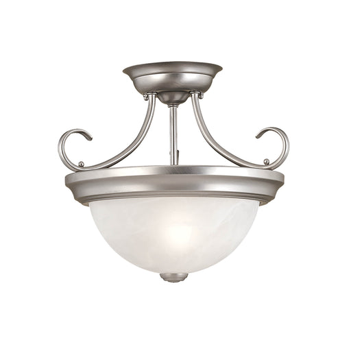 Millennium 5031-SN Two Light Flushmount, Satin Nickel Main Image.jpg