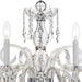 Crystorama 1005-CH-CL-MWP Traditional Crystal Five Light Chandelier Polished Chrome Alternate Image 2.jpg