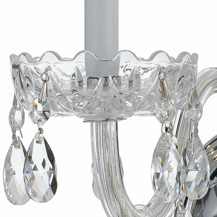 Crystorama 1032-CH-CL-SAQ Traditional Crystal Two Light Wall Sconce Polished Chrome Alternate Image.jpg
