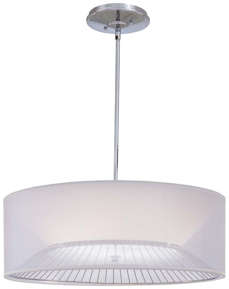 George Kovacs P313-077 Bridge Three Light Pendant, Chrome Main Image.jpg