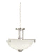 Kichler 3797NI Three Light Pendant/Semi Flush, Brushed Nickel (2)