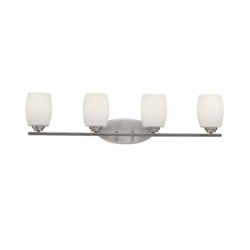 Kichler 5099NI Four Light Bath, Brushed Nickel